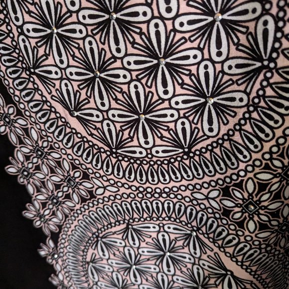 INC cowl neck print dress - Picture 6 of 7